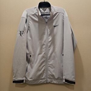 Roger Federer Nike 2012 Gray Jacket Size L